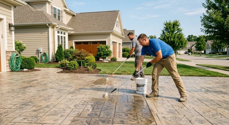 Concrete Driveway Sealing in Alpharetta, GA
