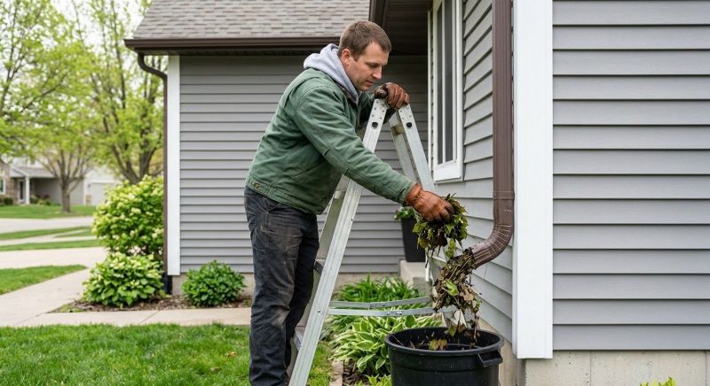 Gutter Downspout Unclogging in Frederick, MD
