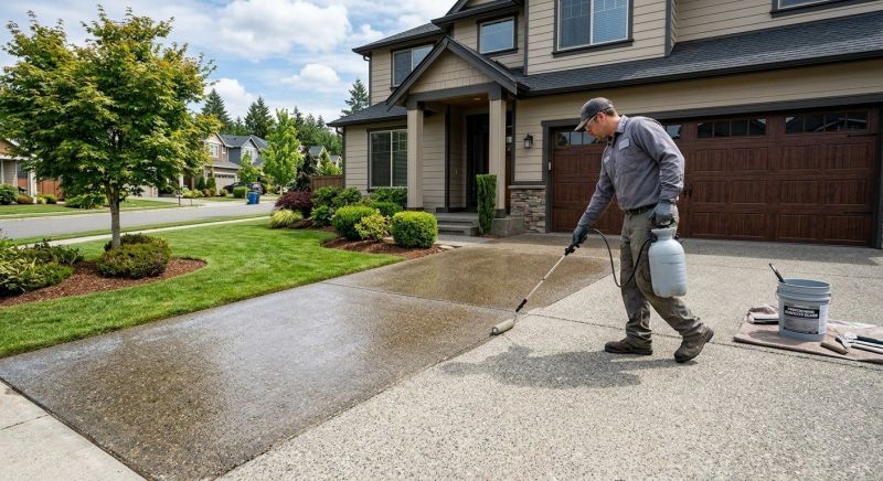 Paver Driveway Sealing in Redmond, WA