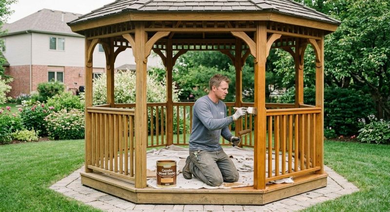 Pergola Sealing in Renton, WA