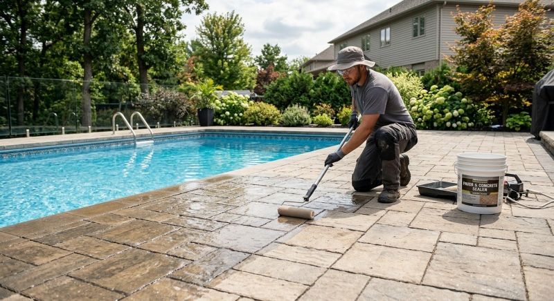 Pool Patio Sealing in Alpharetta, GA