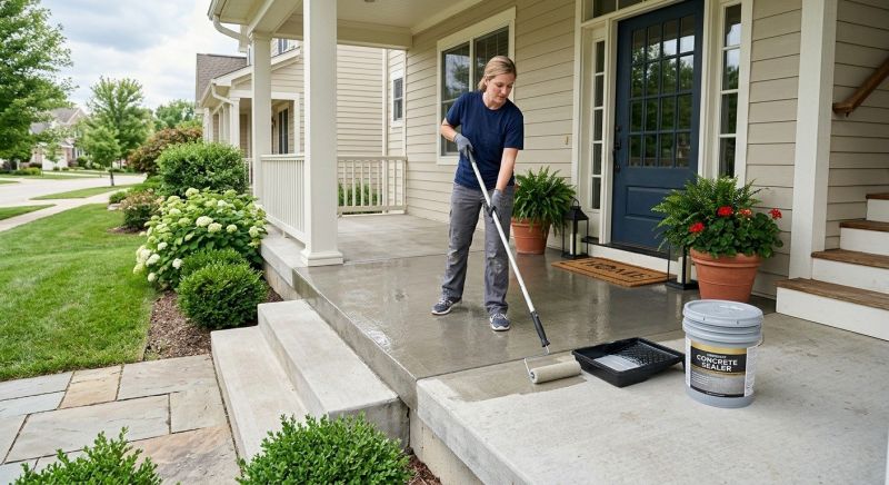 Sidewalk Concrete Sealing in Bellevue, WA